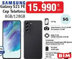 SAMSUNG GALAXY S21 FE CEP TELEFONU 8GB/128 GB